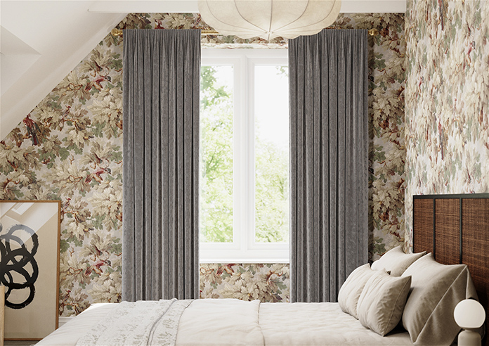 Darwin, Silver - Made to Measure Curtains - Image 3